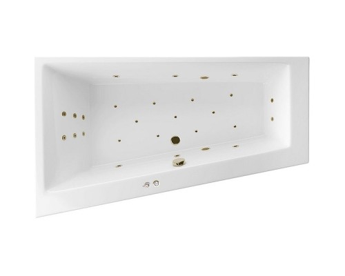 Акриловая ванна Excellent Sfera Slim 170x100 L с гидромассажем