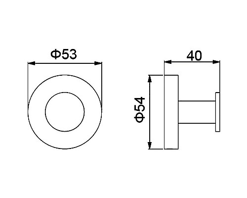 Крючок Timo Saona 13011/17 Золото матовое