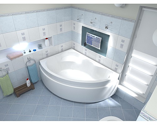 Акриловая ванна Bas Лагуна 170x110 L В 00019 без гидромассажа