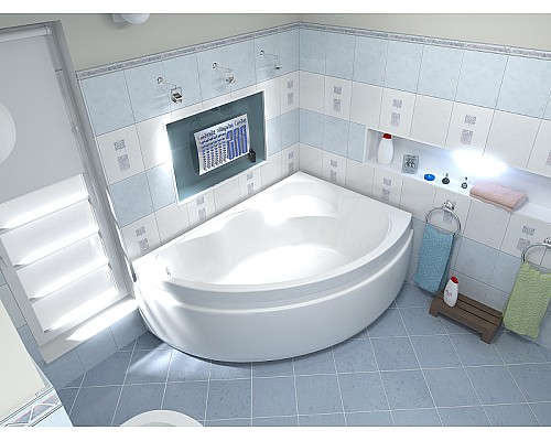 Акриловая ванна Bas Лагуна 170x110 R В 00020 без гидромассажа