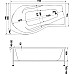 Акриловая ванна Bas Капри 170x95 L В 00015 без гидромассажа