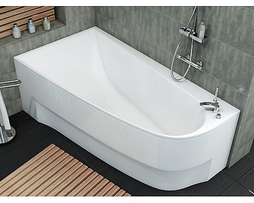 Акриловая ванна Vayer Boomerang 150x90 L Гл000010850 без гидромассажа Акриловая ванна Vayer Boomerang 150x90 L Гл000010850 без гидромассажа