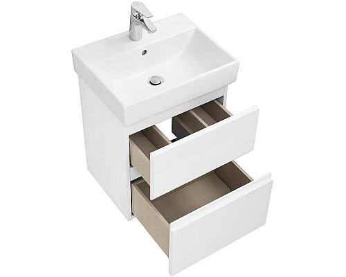 Тумба под раковину Roca Oleta 50 A857638806 подвесная Белый глянец