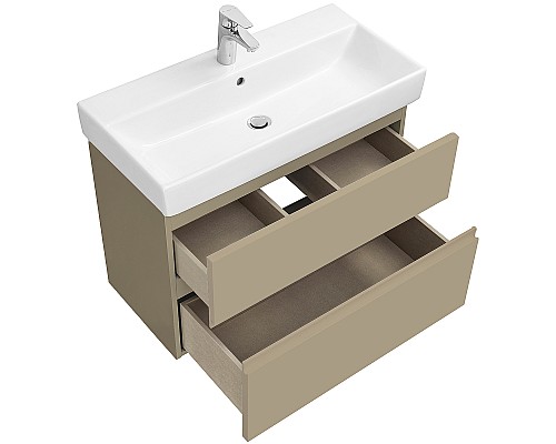 Тумба под раковину Roca Oleta 80 A857640515 подвесная Капучино