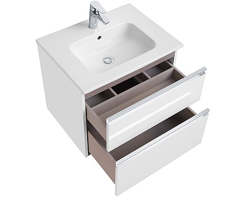 Тумба под раковину Roca The Gap 60 A857397806 подвесная Белый глянец