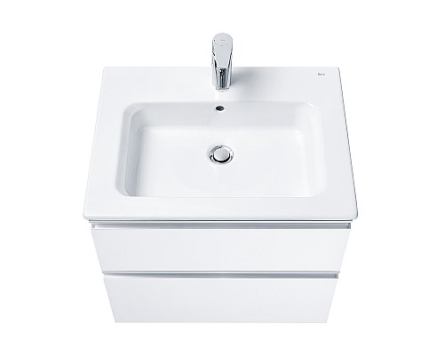 Тумба под раковину Roca The Gap 60 A857397806 подвесная Белый глянец