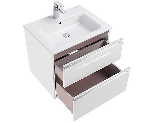 Тумба под раковину Roca The Gap 60 A857397806 подвесная Белый глянец