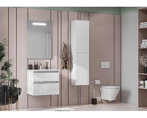 Тумба под раковину Roca The Gap 60 A857397806 подвесная Белый глянец