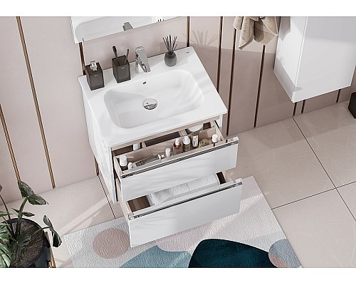 Тумба под раковину Roca The Gap 60 A857397806 подвесная Белый глянец