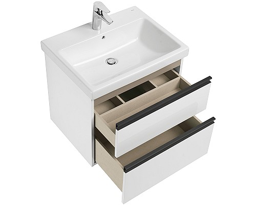 Тумба под раковину Roca Domi 60 A857458806 подвесная Белый глянец