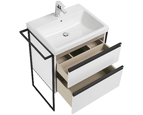 Тумба под раковину Roca Domi 60 A857458806 подвесная Белый глянец