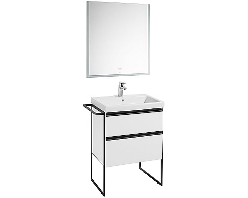 Тумба под раковину Roca Domi 60 A857458806 подвесная Белый глянец