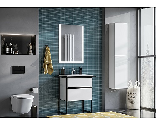 Тумба под раковину Roca Domi 60 A857458806 подвесная Белый глянец