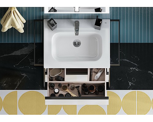 Тумба под раковину Roca Domi 60 A857458806 подвесная Белый глянец