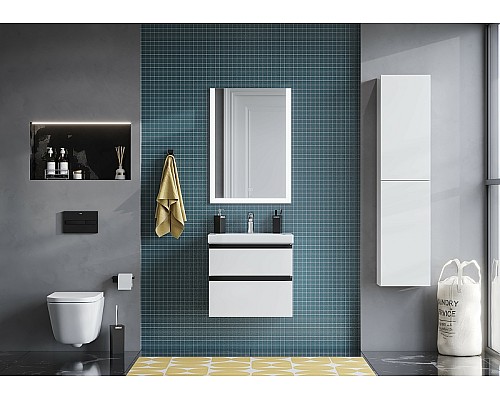 Тумба под раковину Roca Domi 60 A857458806 подвесная Белый глянец