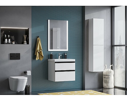 Тумба под раковину Roca Domi 60 A857458806 подвесная Белый глянец