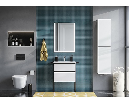 Тумба под раковину Roca Domi 60 A857458806 подвесная Белый глянец