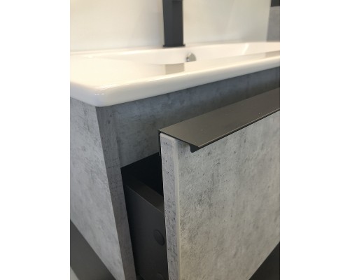 Тумба с раковиной Comforty Франкфурт 75 00-00011080 подвесная Бетон светлый