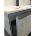 Тумба с раковиной Comforty Франкфурт 75 00-00011080 подвесная Бетон светлый