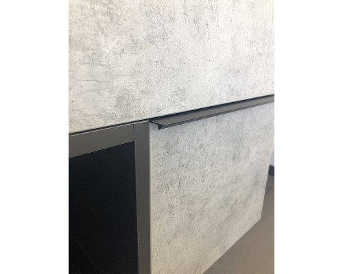 Тумба с раковиной Comforty Франкфурт 75 00-00011080 подвесная Бетон светлый