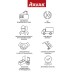 Зеркало Ravak Strip 80 с подсветкой Черное