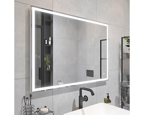 Зеркало DIWO Дмитров 100 ЗЛП118 с подсветкой с сенсорным выключателем