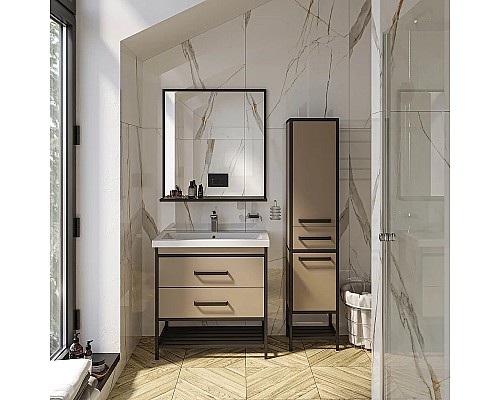 Корзина для белья DIWO Смоленск П16067 Хром