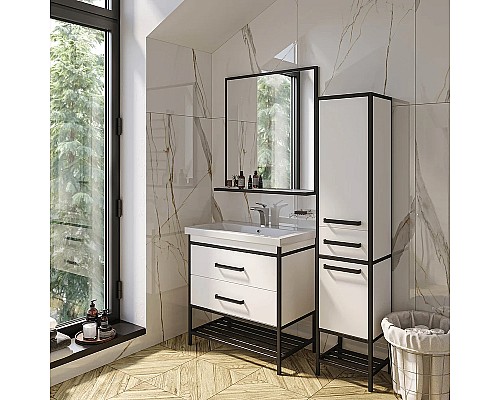 Корзина для белья DIWO Смоленск П16067 Хром