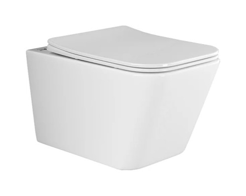 Комплект унитаза с инсталляцией Ceramicanova Metric CN3007_1002CH_1000 с сиденьем Микролифт и клавишей смыва Хром