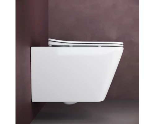 Комплект унитаза с инсталляцией Ceramicanova Metric CN3007_1002CH_1000 с сиденьем Микролифт и клавишей смыва Хром