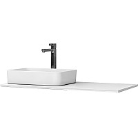 Столешница под раковину Vigo Urban 120 st.URB.120 Белая