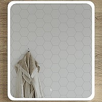 Зеркало STWORKI Монтре 70 Мон.02.70/W с подсветкой с сенсорным выключателем