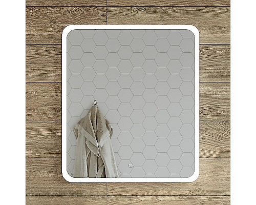 Зеркало STWORKI Монтре 70 Мон.02.70/W с подсветкой с сенсорным выключателем