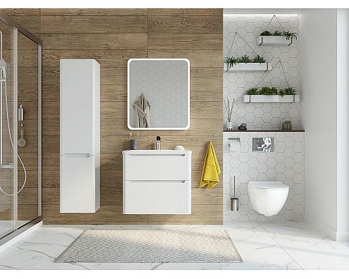 Зеркало STWORKI Монтре 70 Мон.02.70/W с подсветкой с сенсорным выключателем