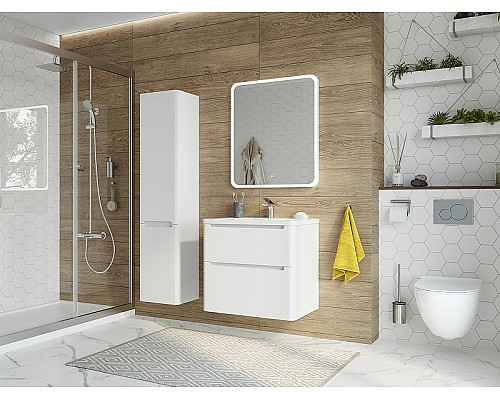 Зеркало STWORKI Монтре 70 Мон.02.70/W с подсветкой с сенсорным выключателем