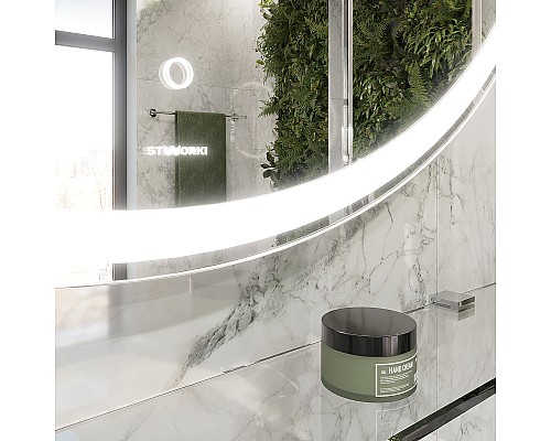 Зеркало STWORKI Мальмё 100 LED-00002463 с подсветкой с сенсорным выключателем