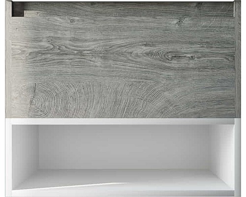 Тумба с раковиной STWORKI Карлстад 60 440537 подвесная Дуб рошелье Белая