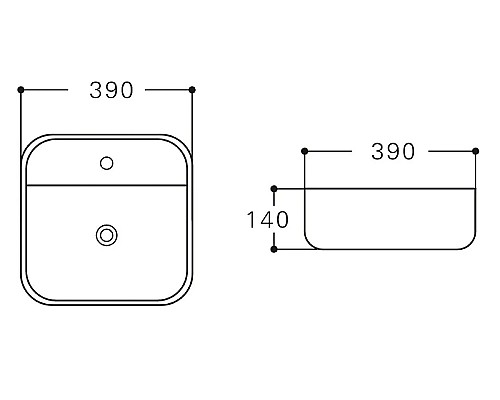 Тумба с раковиной STWORKI Ноттвиль 80 431035 подвесная Белая матовая
