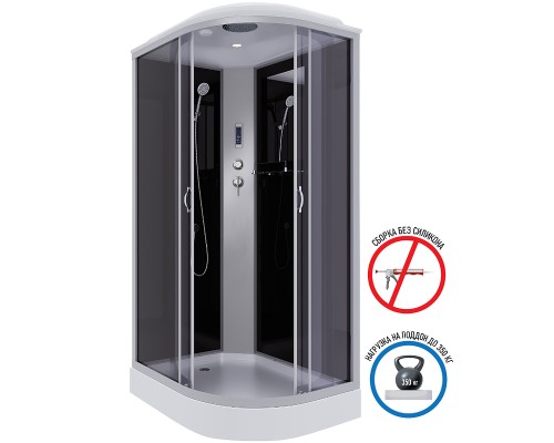 Душевая кабина Niagara Classic 120х80 L NG-3512-14LP без гидромассажа