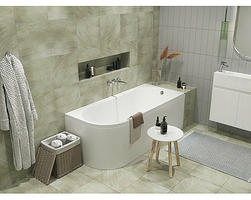 Акриловая ванна Marka One Alisa MG 170x75 R 01али1775п без гидромассажа