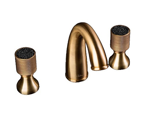 Смеситель для раковины Boheme Royal Cristal 317-Royal/CRSTblack Бронза