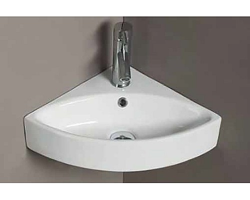 Раковина CeramaLux 50 78378 угловая Белая глянцевая Раковина CeramaLux 50 78378 угловая Белая глянцевая