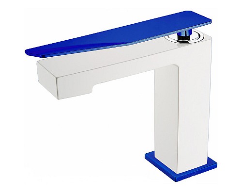 Смеситель для раковины Boheme Q 141-WUW.2 Белый Синий