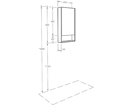 Зеркальный шкаф Aquaton Сканди 45 1A252002SD010 Белый Зеркальный шкаф Aquaton Сканди 45 1A252002SD010 Белый