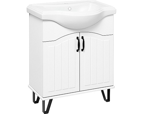 Тумба под раковину Runo Марсель 65 00-00001200 Белая