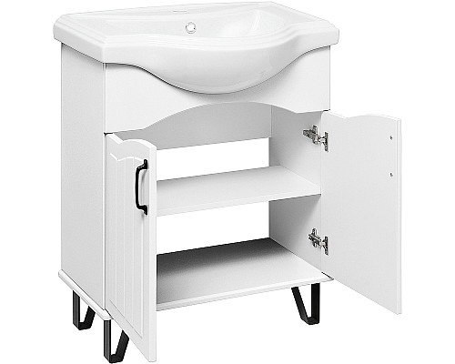Тумба под раковину Runo Марсель 65 00-00001200 Белая