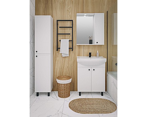 Тумба под раковину Runo Римини 65 00-00001254 Белая