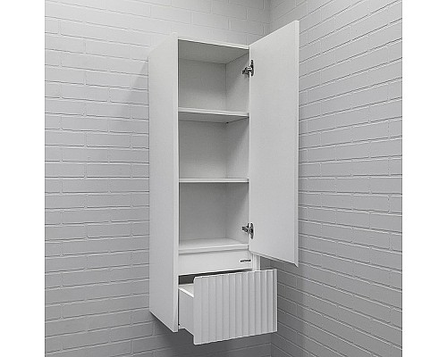 Шкаф пенал Comforty Марсель 40 00-00012273 Белый