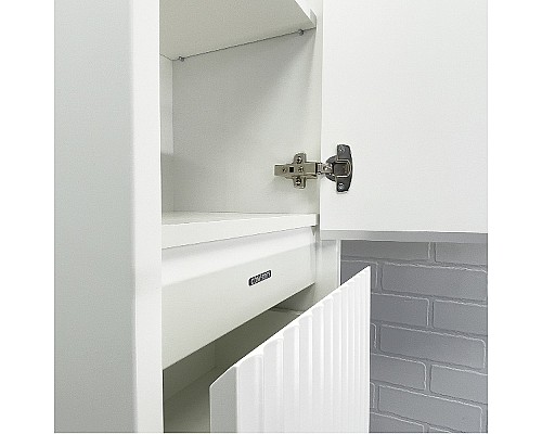 Шкаф пенал Comforty Марсель 40 00-00012273 Белый