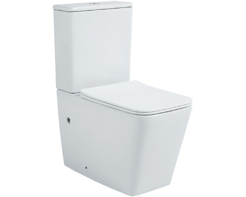 Унитаз компакт Aquatek Либра New AQ1263N-00 Белый с бачком и сиденьем Микролифт